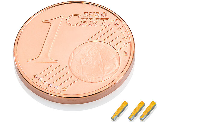 Miniaturisierte Biegeelemente